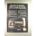 1984 Yamaha Outboard Motor Ad - Not Blowing Smoke
