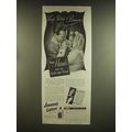 1939 Jergens Lotion Ad - Lovely prelude to Romance