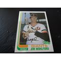 1982 Topps Card # 116A Jim Wohlford Excellent-M...