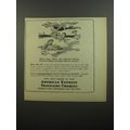 1952 American Express Travelers Cheques Ad - Do...