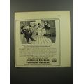 1952 American Express Travelers Cheques Ad - Su...