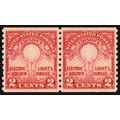 656, Mint /Superb NH 2¢ Pair With Graded 98 PSA...