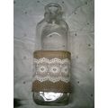 Antique glass milk 1 quart size no cap no markings