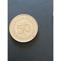 Umlaufmünze Deutschland BRD 50 Pfennig 1991 J