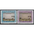Mauritanie 1993 Mi. 1008 - 1009 Caravane en dép...