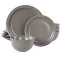 Gibson Home Siam 12 Piece Round Stoneware Dinne...