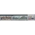 150ᵗʰ Anniv of Great Trek: 3 Values - South Afr...