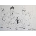 Georgette Pique sketch - Ring Around the Rosie ...
