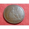 1953 Elizabeth II penny - scarce