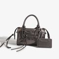 Women Vegan Leather Shoulder Tote Purse with Sm...