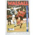 1996 programme Walsall v. Shrewsbury Town