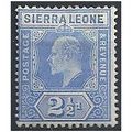Sierra Leone 1907 SG103 2 1/2d Blue Mounted Min...