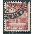Pakistan 1948 SG37 12a Scarlet Fine Used .. ..