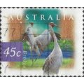 AUSTRALIA, BIRD, Brolga, violet 1997, 45c
