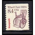 2256 8.4c Wheel Chair Very Fine MNH Dry Gum CNS...
