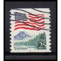 Used 2280a 25c U.S. Flag Fine CNS 9 PA6198