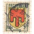 France 1949 - 2f - Auvergne Arms - used