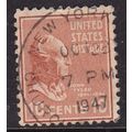 United States Postmark New York 1947 John Tyler...