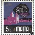 MALTA, Fiesta, violet 1973, 5c, #4