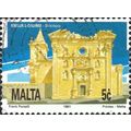 MALTA, St Mary's Church, Birkirkara, yellow 199...