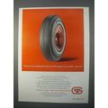1966 General Dual 90 Tire Ad - Puncture-Sealing
