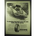 1977 Pirelli Cinturato P3 Tires Ad - Took Lot of Nerve