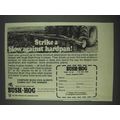 1978 Bush Hog V-Plows Ad - Blow Against Hardpan