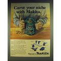 1984 Makita Power Tools Ad - DK1001 Cordless Dr...