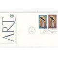 United Nations 1968 Art FDC New York cancel Una...