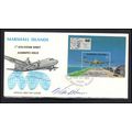 FDC Marshall Islands Aircraft Souvenir Sheet (C...
