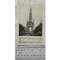 vintage postcard Scott Memorial, Edinburgh