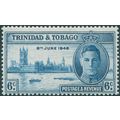 Trinidad & Tobago 1946 6c blue Victory SG258 un...