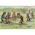 rp10201 - Louis Wain Cats - Our Cricket Match -...