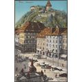 Hauptplatz, Graz, 1913 - Strohschneider AK
