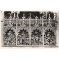 B&W Photo Postcard - Carvings John the Baptist'...