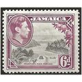 Jamaica 1938 SG128 6d Grey & Purple Mounted Min...