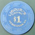 Ligouri's. $1 Casino Chip. Henderson, NV. 24B.