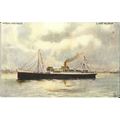 Hamburg Amerika Line SS PRINZ WALDEMAR Tuck Oil...