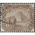 EGYPT, Sphynx and Pyramid, brown 1888, 1mill