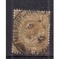 GB 1924 KGV 1/-d Bistre Brown Wmk 111 SG 429 ( ...