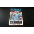 1986 Topps Traded Card # 062T Rudy Law Excellen...