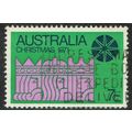 Australia 1971 Christmas 7c Black Green and Bla...