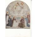 Fra Angelico Incoronazione di Maria Postcard un...