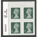 GB 2016 Machin SG U2921 2p Deep Green Block of ...