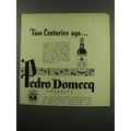 1949 Pedro Domecq La Ina Sherry Ad - Two Centur...