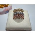 Rose Eternity design 925/14Kt Rose & Yellow Gol...