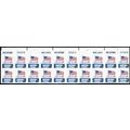 1338f, Mint NH XF Imperforate Top Plate Block o...