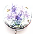 Thistle & Bees Design Pill Box 2 CM Three Secti...