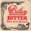 BEER MAT - BUTTLERS BREWERY - BITTER - (Cat No ...