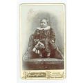 Victorian cdv photo infant on chair Burnley Nel...